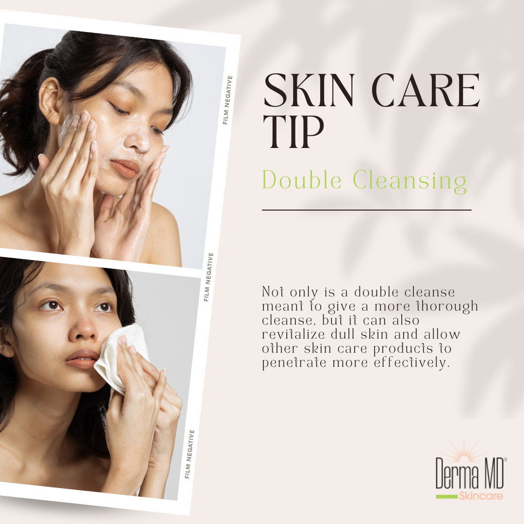 CAN YOU DOUBLE CLEANSE WITH THE SAME CLEANSER? Derma MD