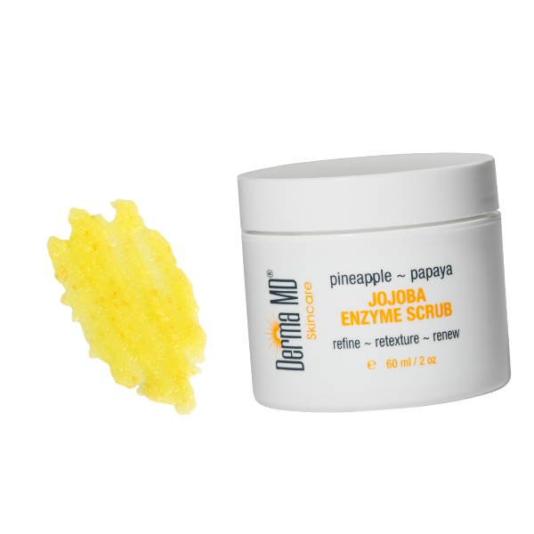 Pineapple Papaya Jojoba Enzyme Face Scrub – Derma MD Pineapple Papaya Jojoba Enzyme Face Scrub – Derma MD