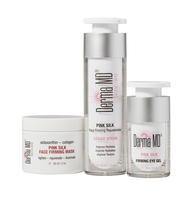 Pink Silk Trio :Serum Eye and Mask